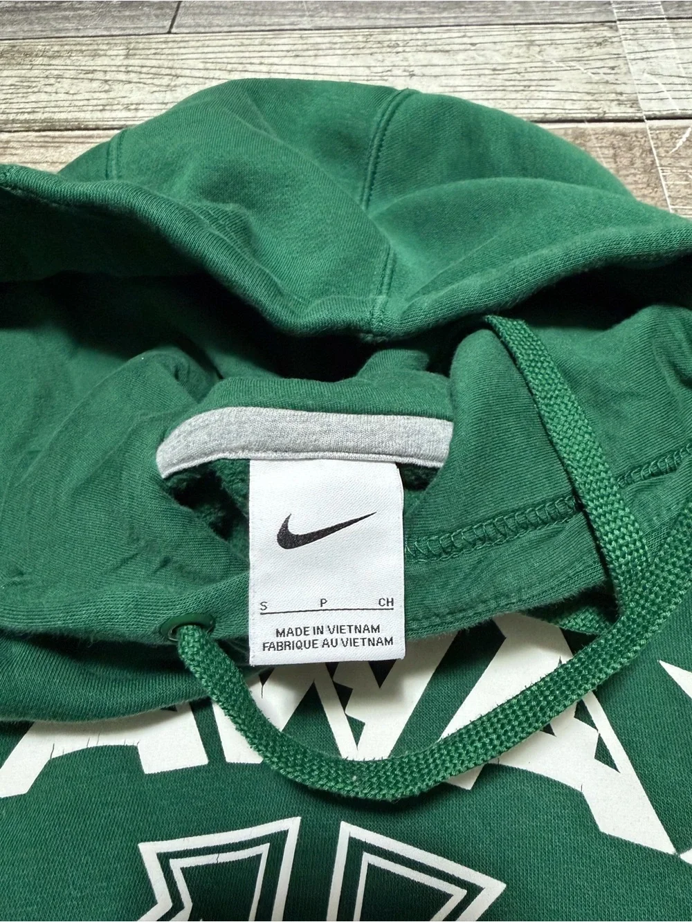 Nike Hawaii Rainbow Warriors Hoodie Men’s S Green Pullover Fleece